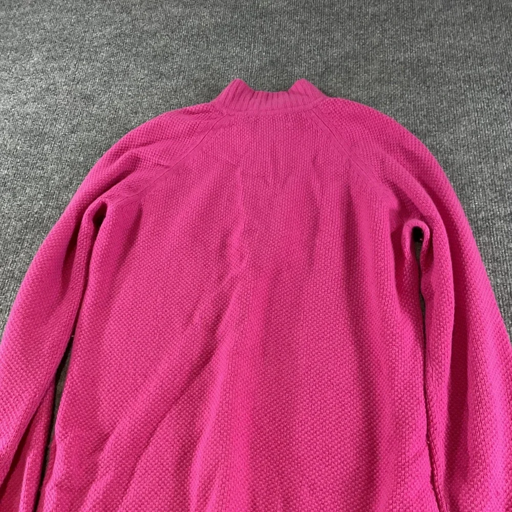 Vineyard Vines Pink Wool Cashmere Blend Quarter Zip Sweater Womens Medium